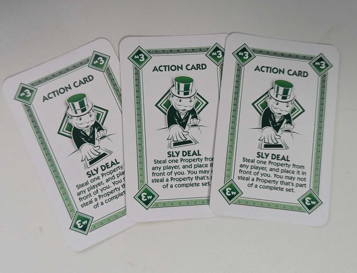 Monopoly Deal Rules, Monopoly Deal Cards, property cards in Monopoly Deal